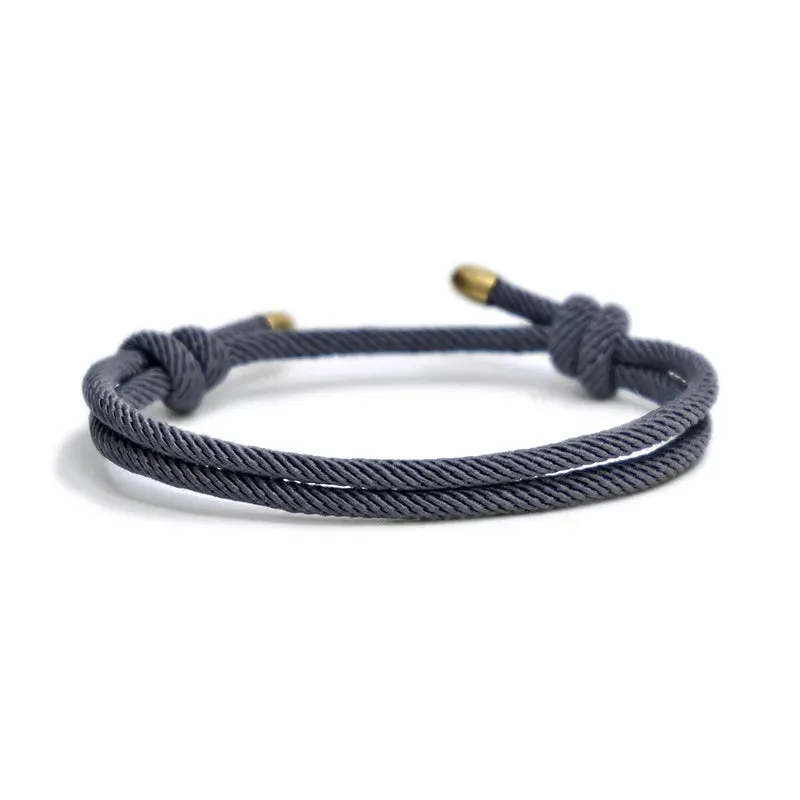 2023 Minimalist Milan Rope Bracelets Men Women Handmade Adjustable Red Thread Bracelet Couple Braclet Best Friend Gift