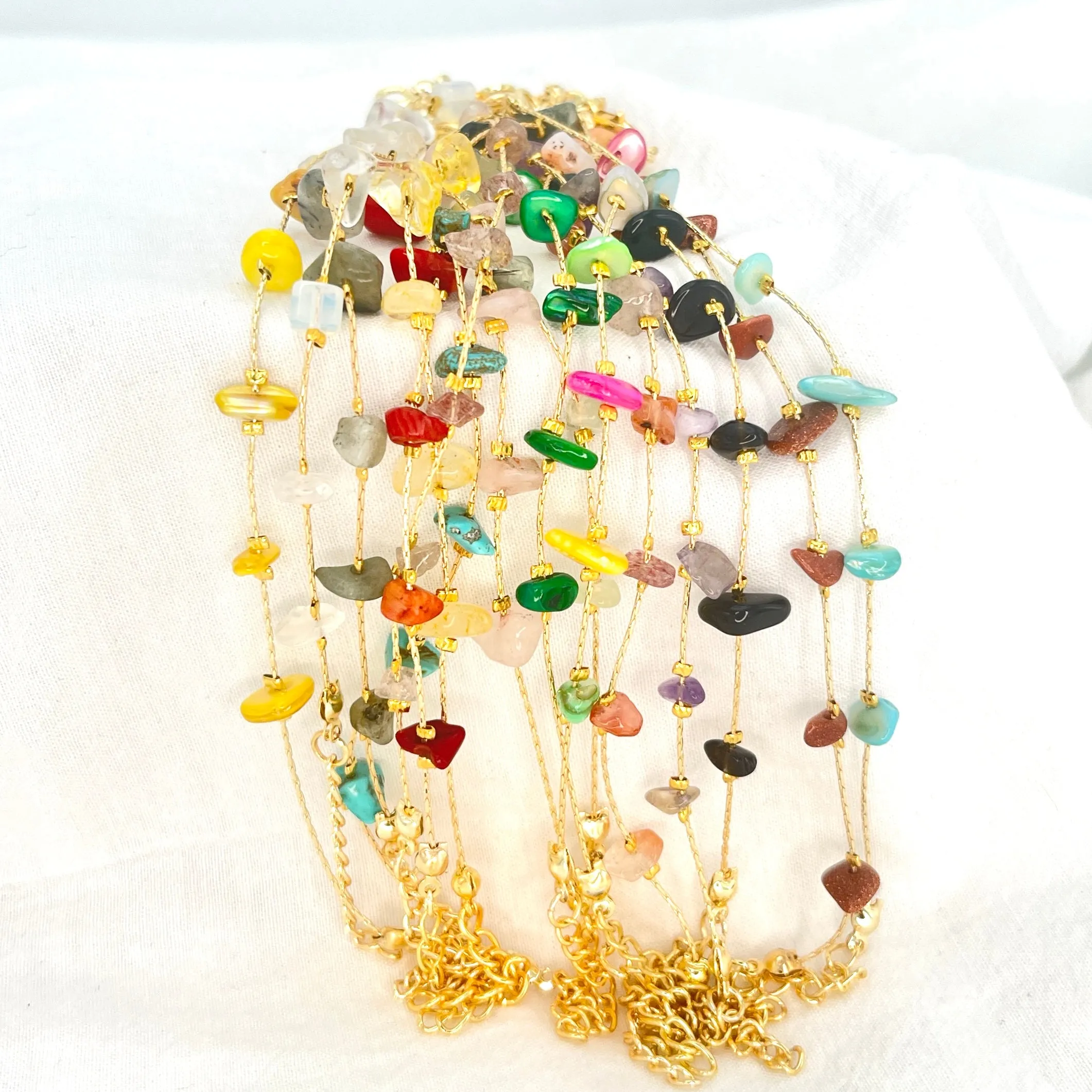 Adjustable Natural Stone Bracelet –Elegant & Meaningful Gift