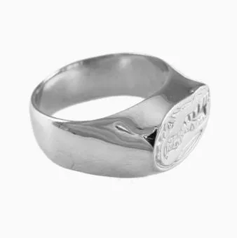 Albert Gator Head Logo Sterling Silver