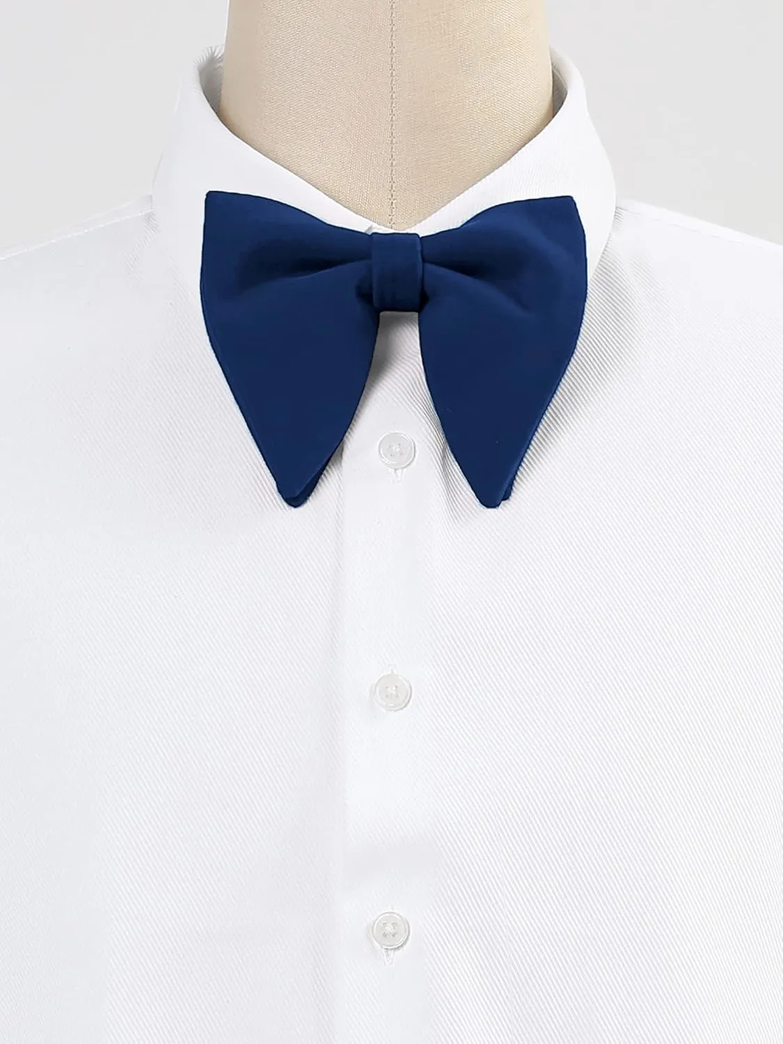 Allegra K Solid Pre-tied Bow Ties for Women Men Formal Party Prom Bowties Velvet