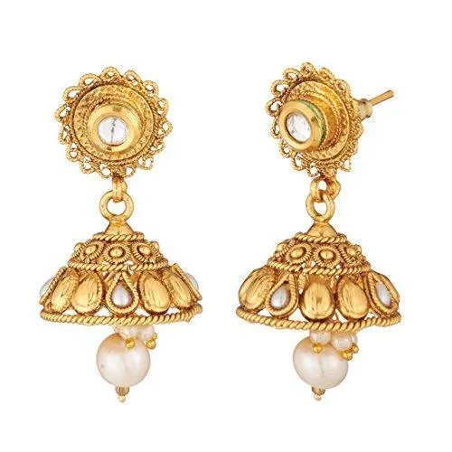 Apara South India Long Haram Mala with American Diamond and Pearl for Women