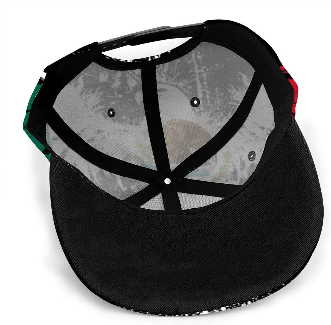 Baseball Cap Men Women - Rainbow Tie Dye Adjustable 3D Printed Snapback Flat Bill Hip Hop Hat