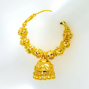Beautiful Chandelier 22K Gold Bali Earrings