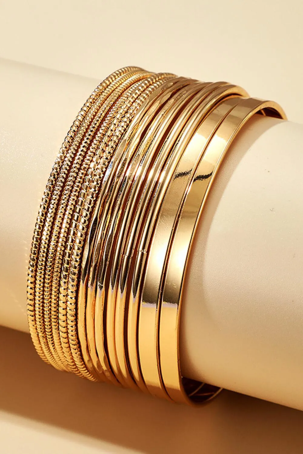 Blue Zone Planet |  14 Bracelet Set Ornaments Bohemian Style Multi-Layer Alloy Lady Bracelet