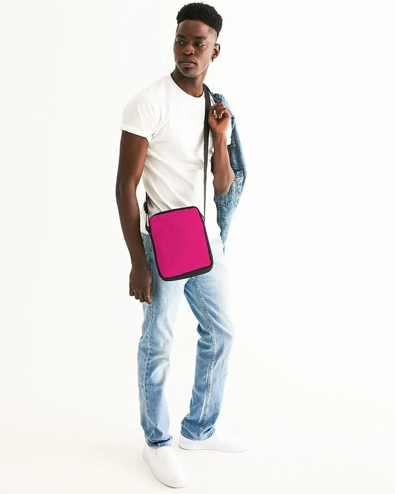 Bright Cool Pink Messenger Pouch | Bright Pure Cool Pink | C0M100Y25K0
