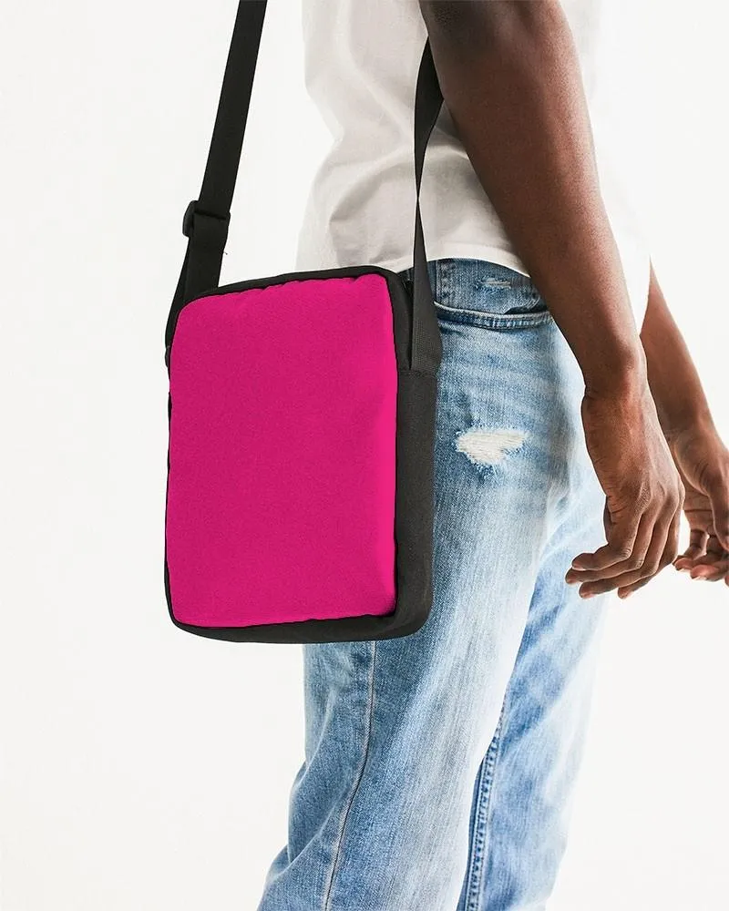 Bright Cool Pink Messenger Pouch | Bright Pure Cool Pink | C0M100Y25K0