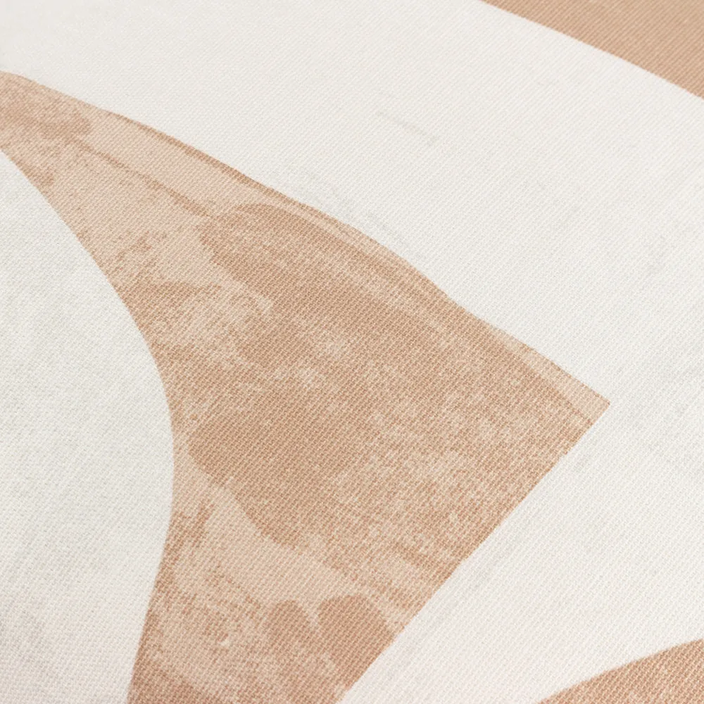 Carro Abstract Piped Cushion Clay