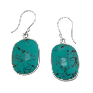 Charles Albert Silver - Turquoise Drop Earrings