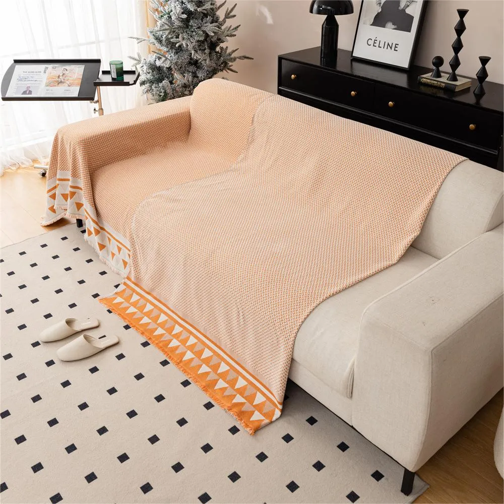 Chic Crosshatch Chenille Washable Sofa/Couch Cover