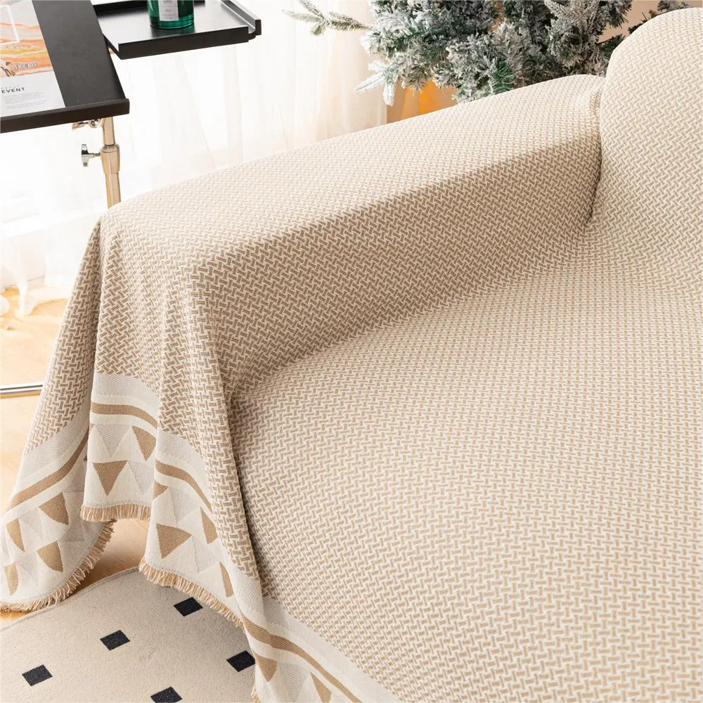 Chic Crosshatch Chenille Washable Sofa/Couch Cover