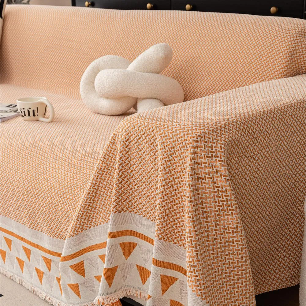 Chic Crosshatch Chenille Washable Sofa/Couch Cover