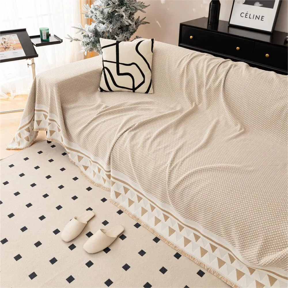 Chic Crosshatch Chenille Washable Sofa/Couch Cover