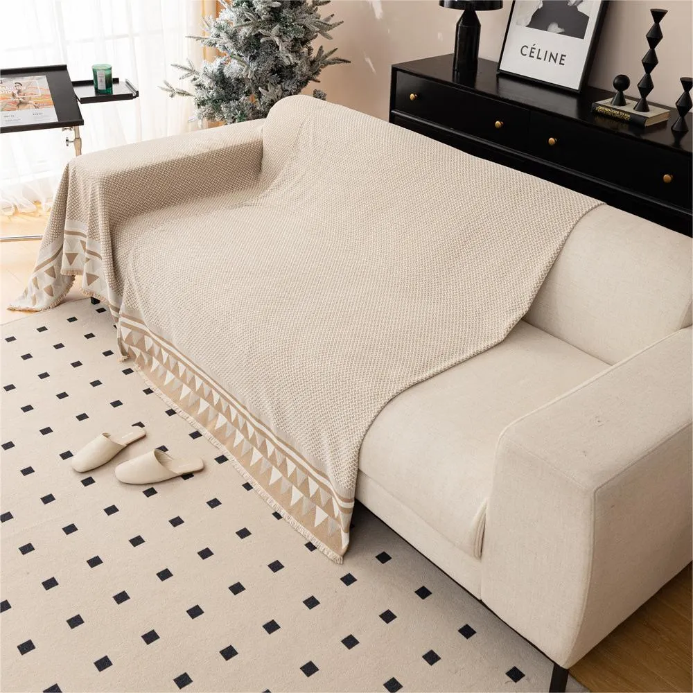 Chic Crosshatch Chenille Washable Sofa/Couch Cover