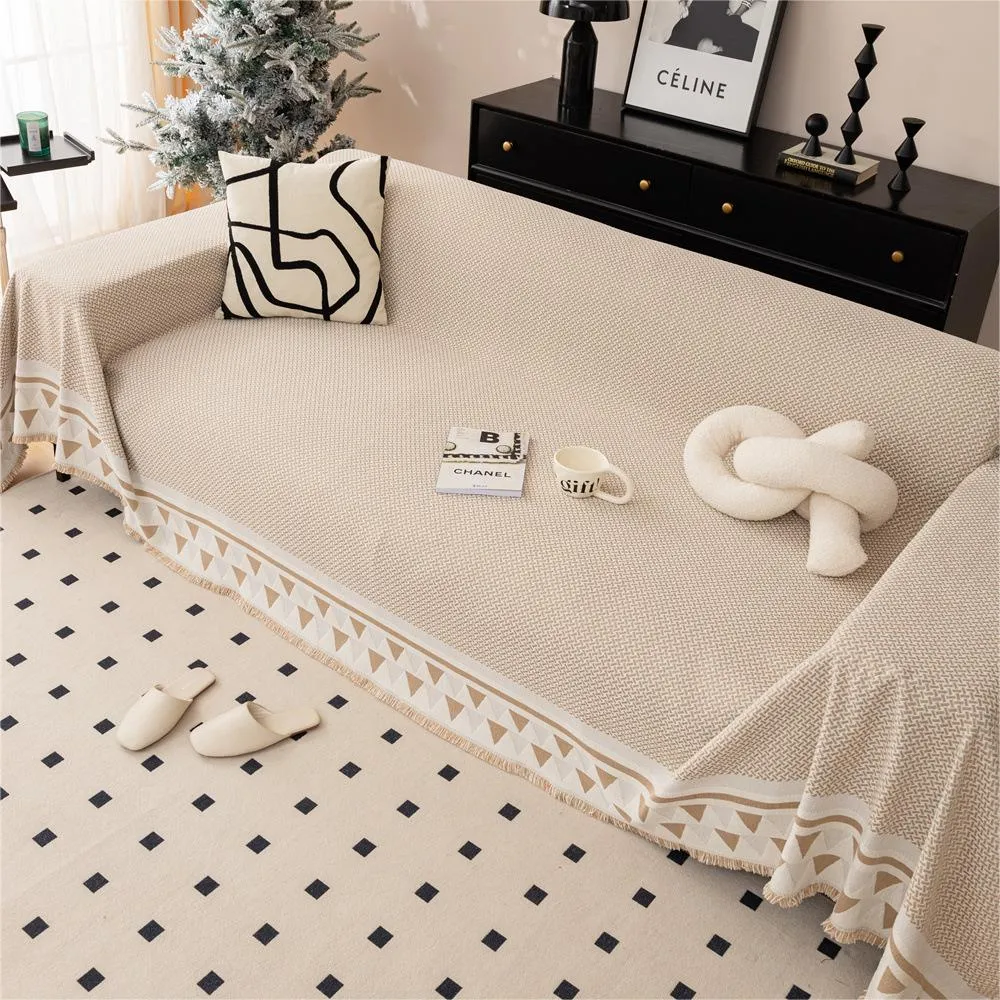 Chic Crosshatch Chenille Washable Sofa/Couch Cover