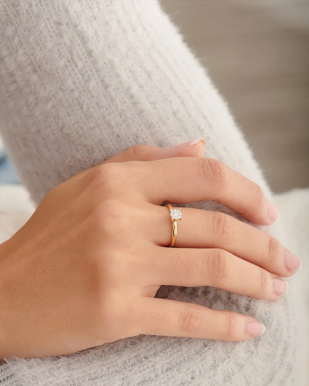 Classic Round Diamond Ring