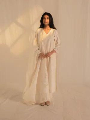Cream Bisque Chanderi Kurta