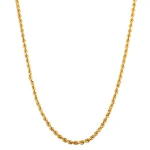 Deja Vu 21ct Yellow Gold Twist Link Chain