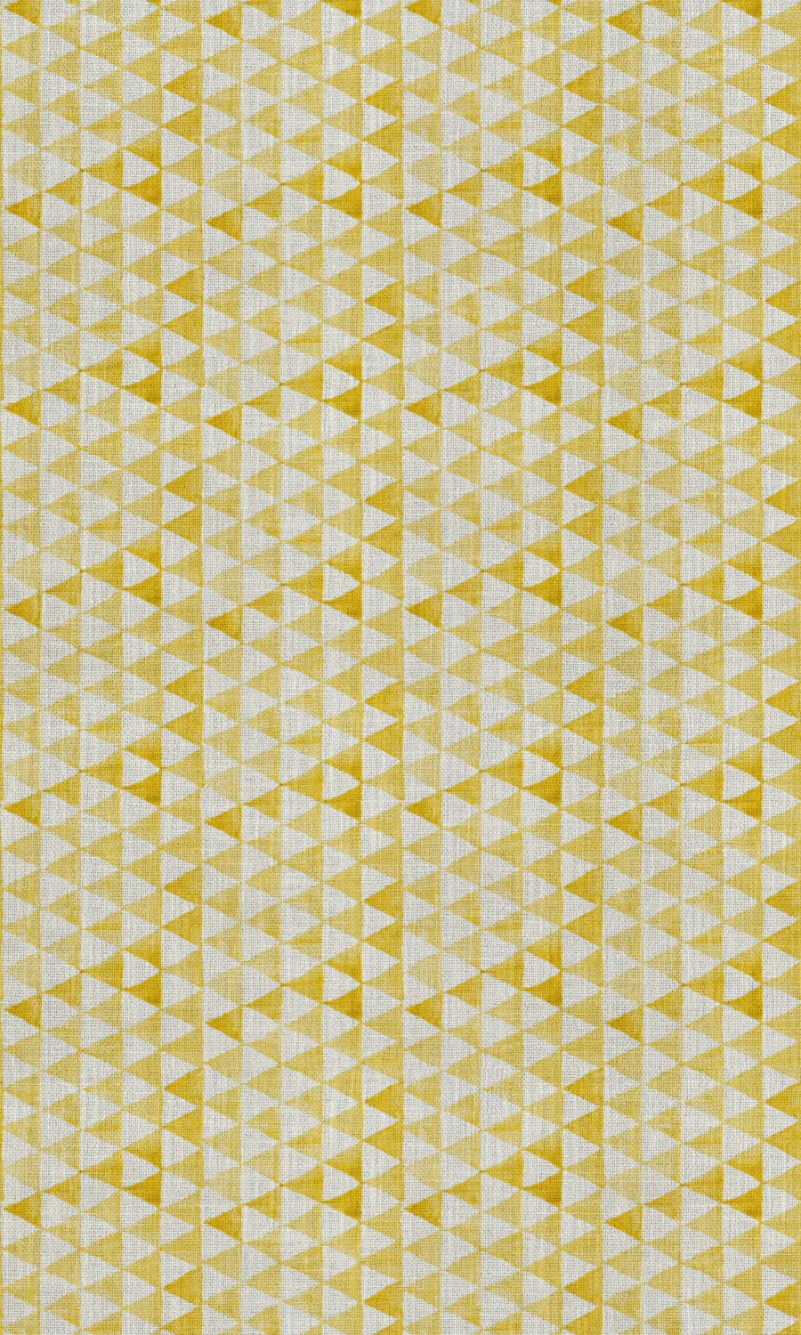 'Flower Fragrance' Custom Triagonal Shades (Eggshell White/ Yellow)