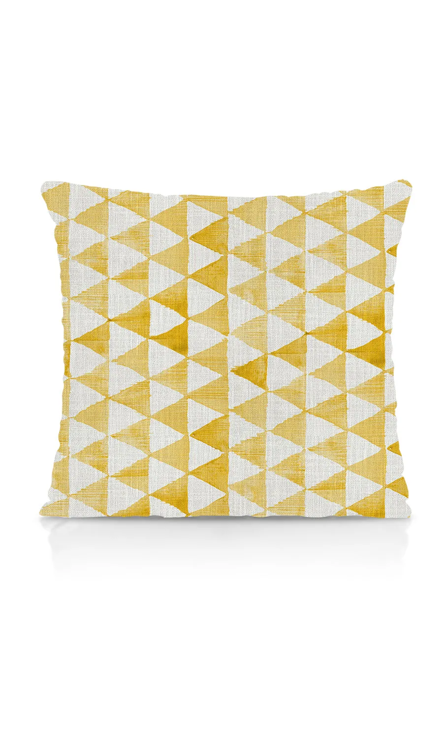 'Flower Fragrance' Custom Triagonal Shades (Eggshell White/ Yellow)