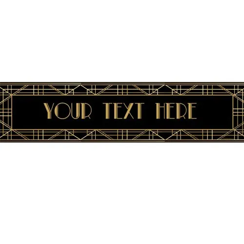 Gatsby Personalised Banner - 1.2m