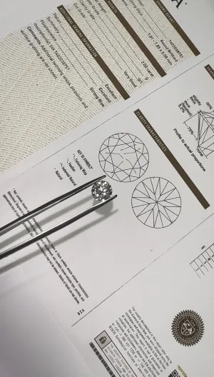 GIA Certified Loose Diamond 2.00Ct Round Cut