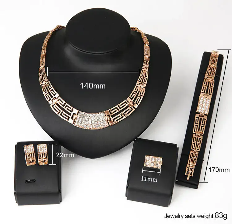 Gold Indian Bridal Jewelry Sets - Mix Style Gold Indian Bridal Jewelry Sets