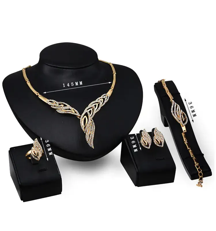 Gold Indian Bridal Jewelry Sets - Mix Style Gold Indian Bridal Jewelry Sets