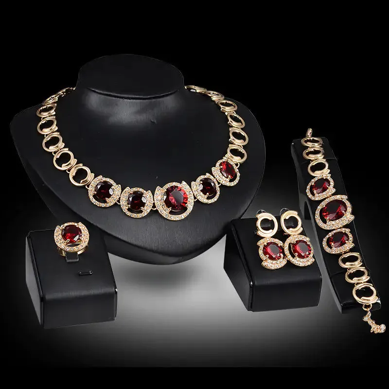 Gold Indian Bridal Jewelry Sets - Mix Style Gold Indian Bridal Jewelry Sets