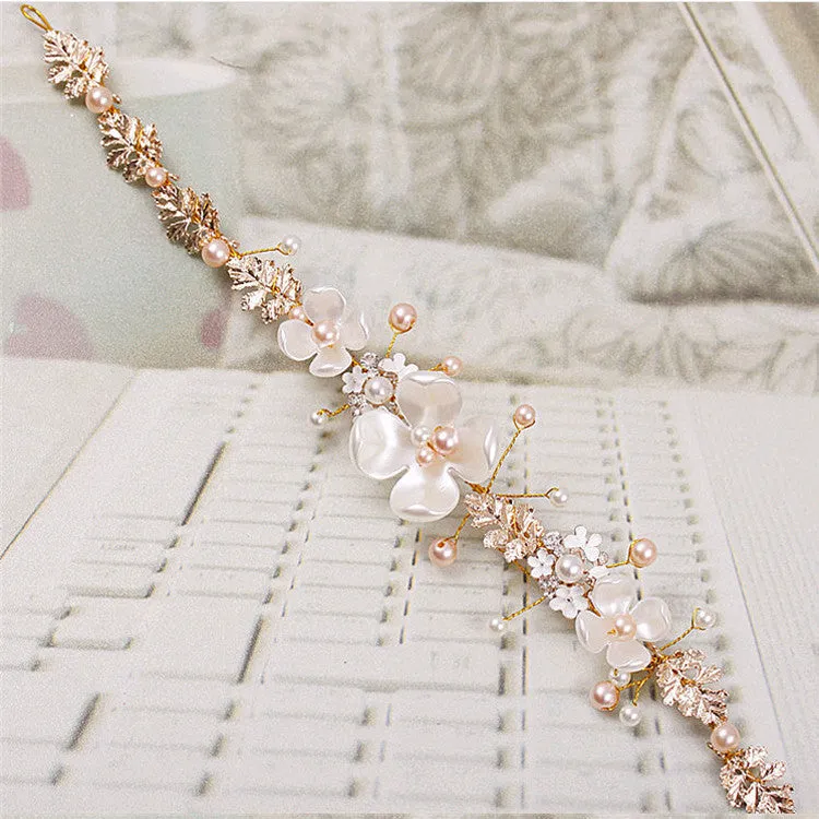 Golden Hoop Luxury Wedding Hair Jewelry