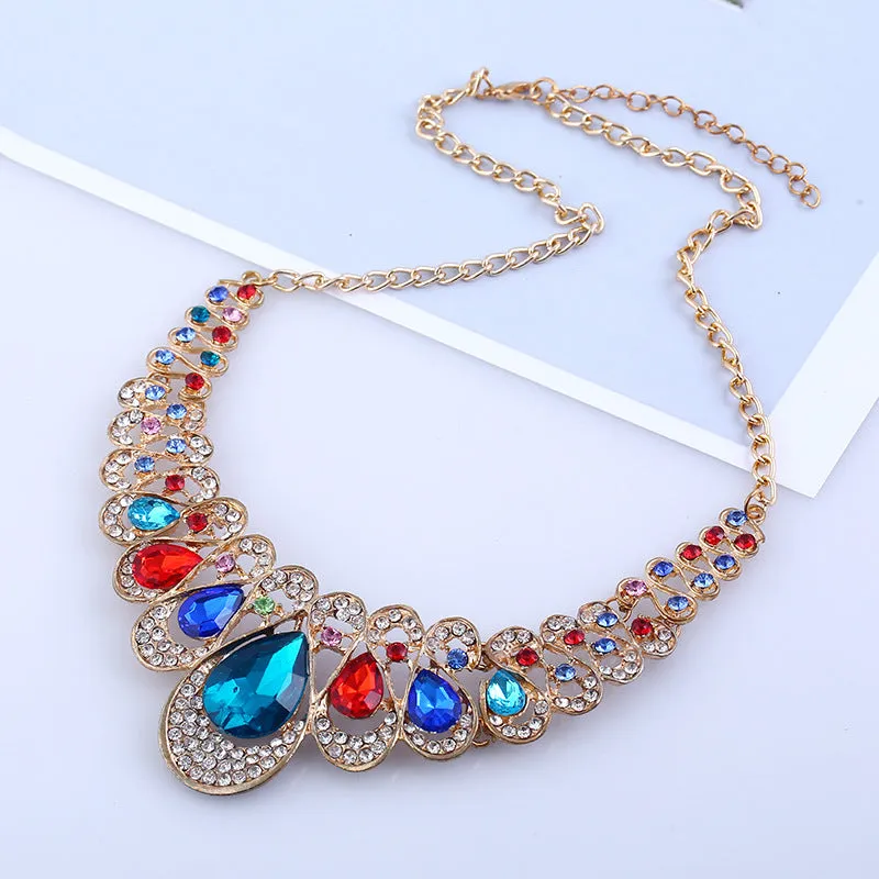 Jewelry Fashion Necklace Earrings Set