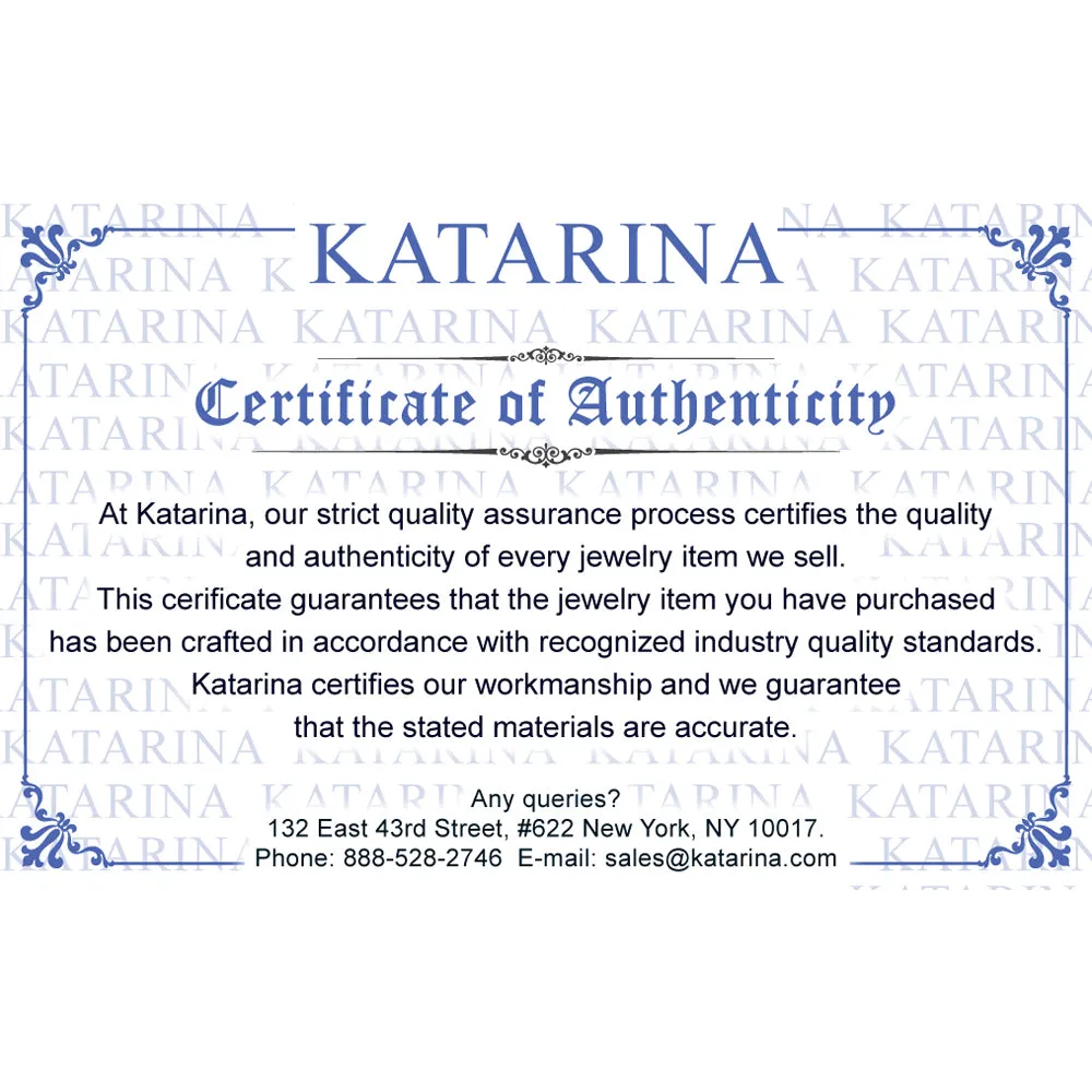 KATARINA 5 3/4 cttw G-H I2-I3 Diamond and Gemstone Halo Engagement Ring