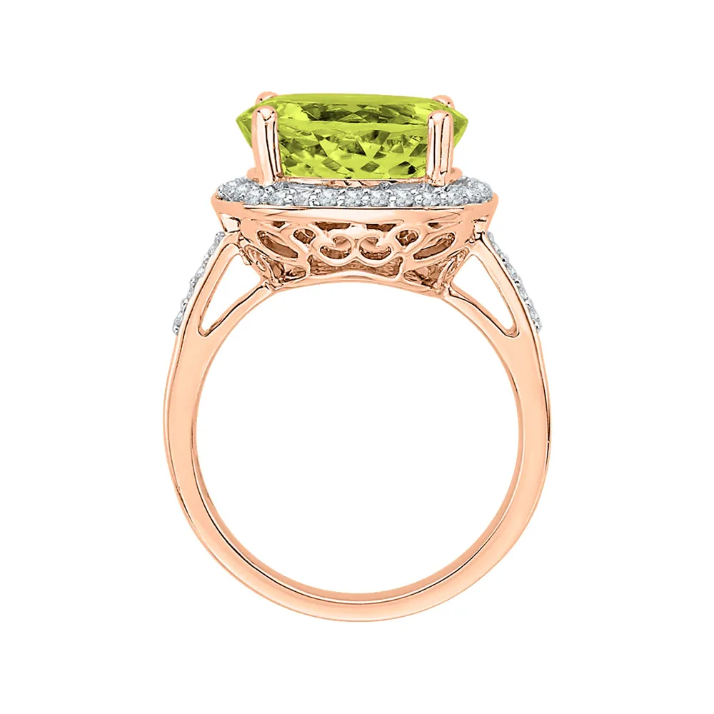 KATARINA 5 3/4 cttw G-H I2-I3 Diamond and Gemstone Halo Engagement Ring
