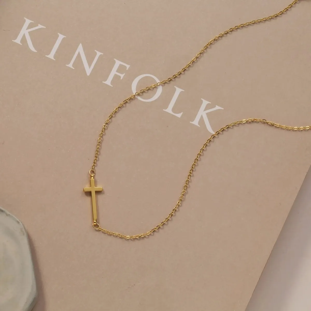 Kyerlyn Dainty Cross Necklaces