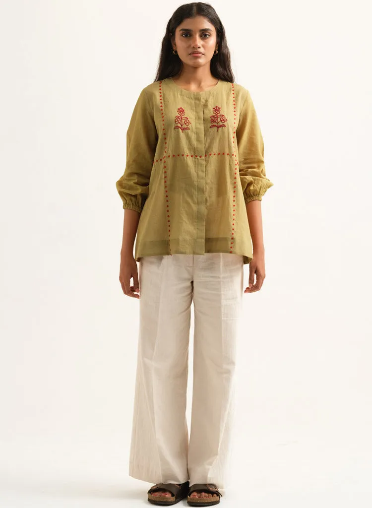 Lea Embroidered Top