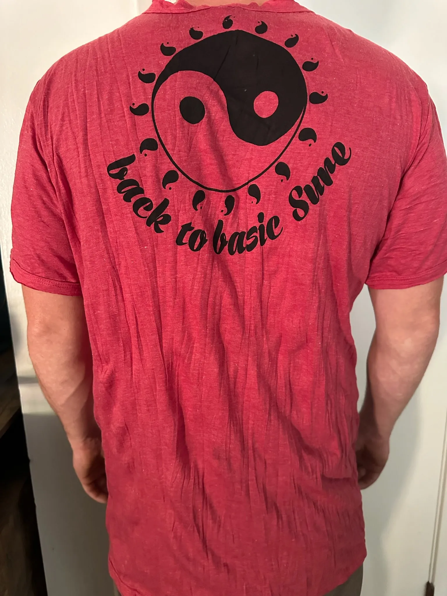 Men's Printed Yin and Yang T-Shirt