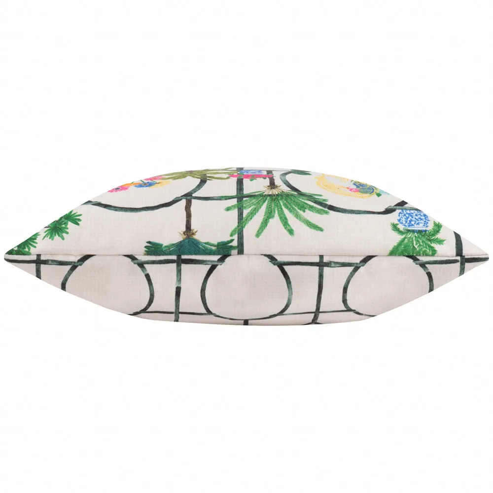 Palm Royale Club Club Printed Outdoor Cushion Multi