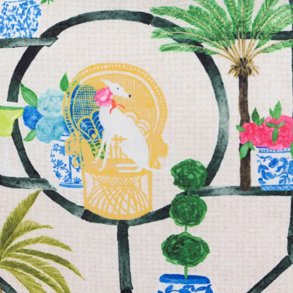Palm Royale Club Club Printed Outdoor Cushion Multi