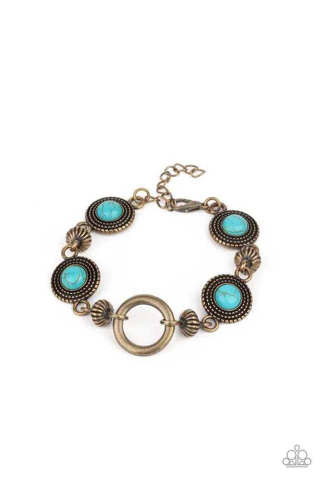 Paparazzi Bracelet ~ Musical Mountains - Brass