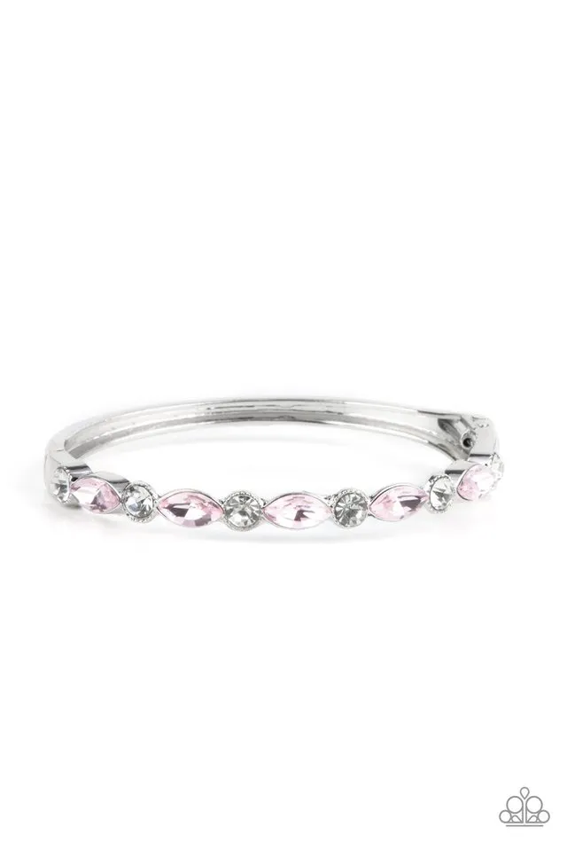 Paparazzi Bracelet ~ Petitely Powerhouse - Pink