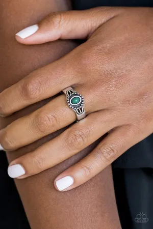 Paparazzi Ring ~ Right On TREK - Green