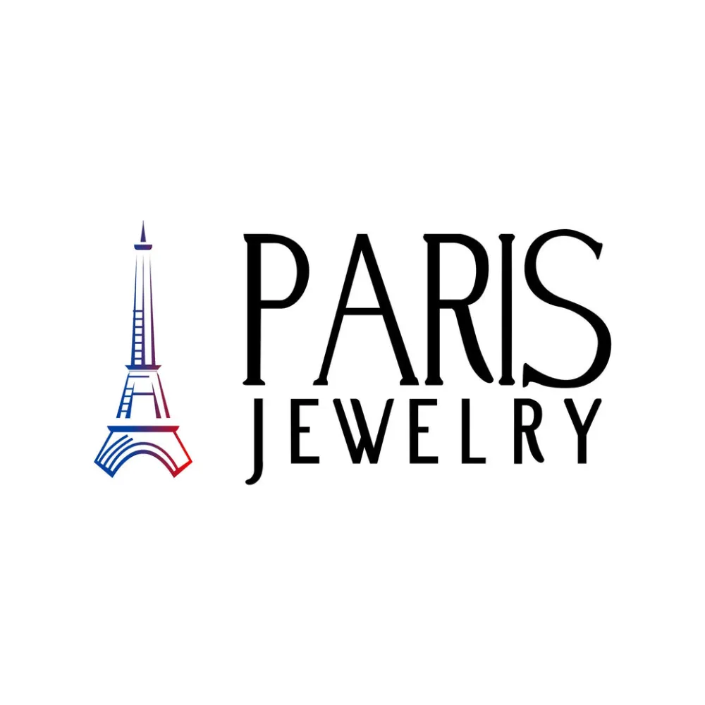 Paris Jewelry 14K White Solid Gold Created White Diamond 1/4Ct, 1/2Ct, 1Ct, 2Ct, 3CT Round and Princess Stud Earrings 2 Pairs for Men