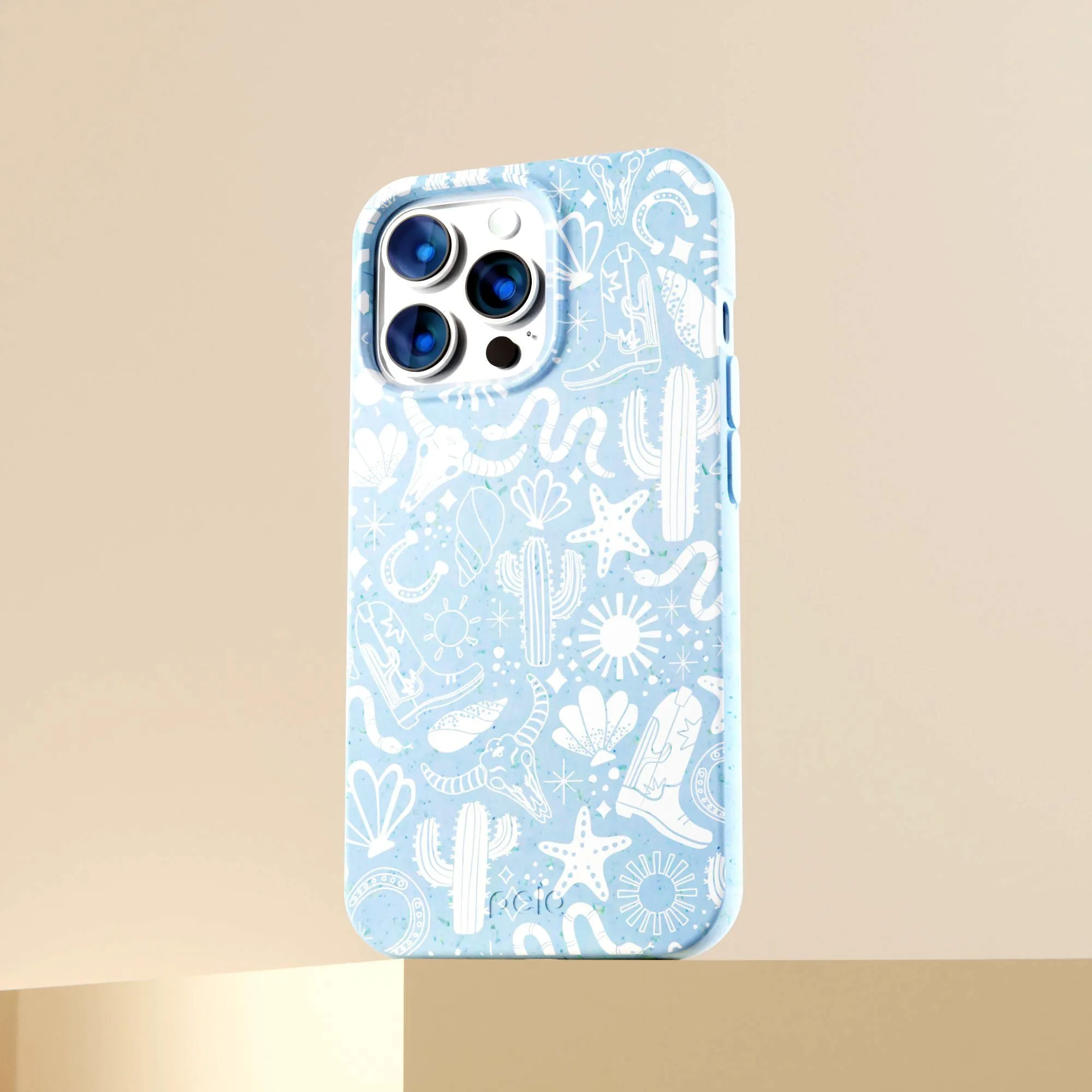 Powder Blue Coastal Rodeo Google Pixel 6a Case