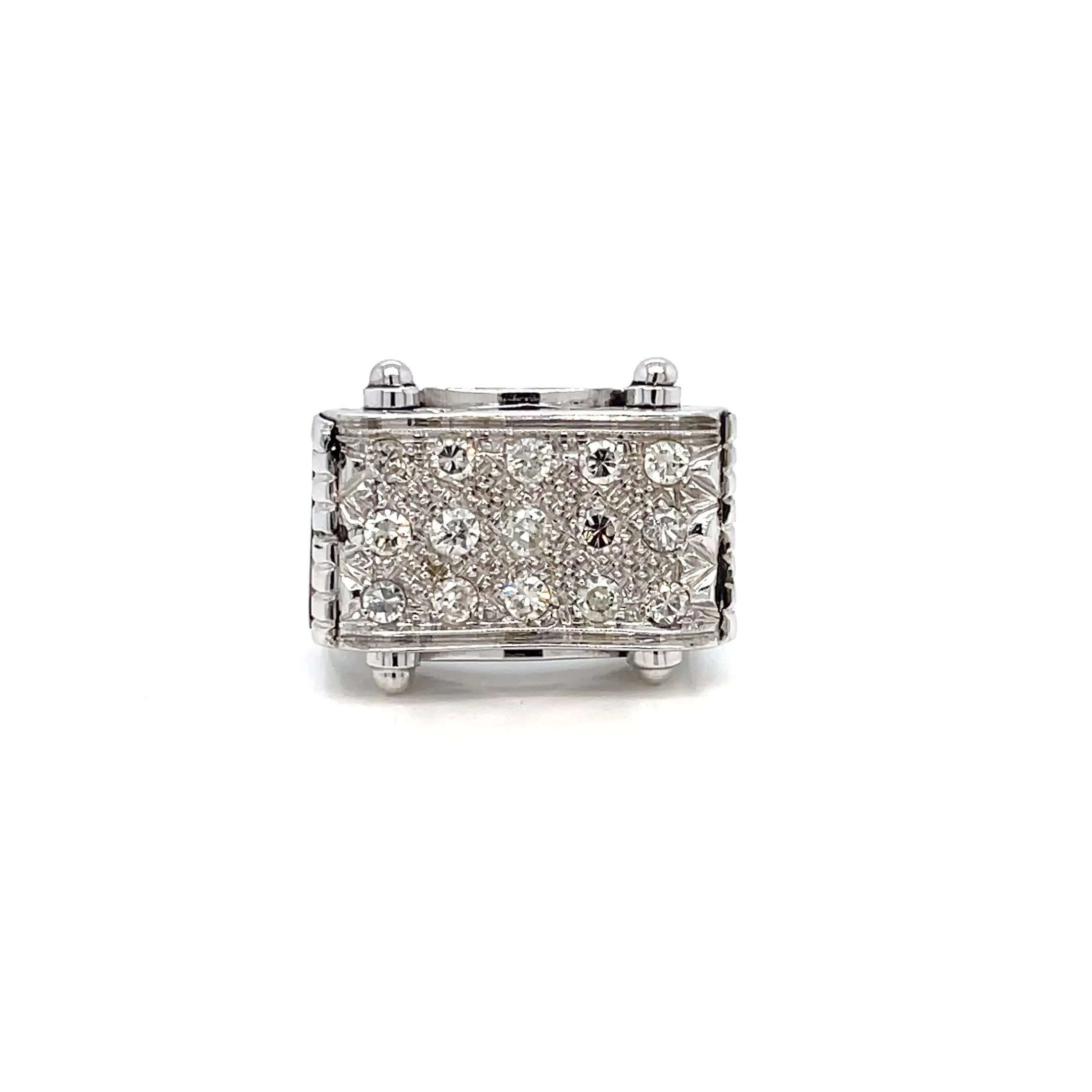 Retro Diamond Gold Ring