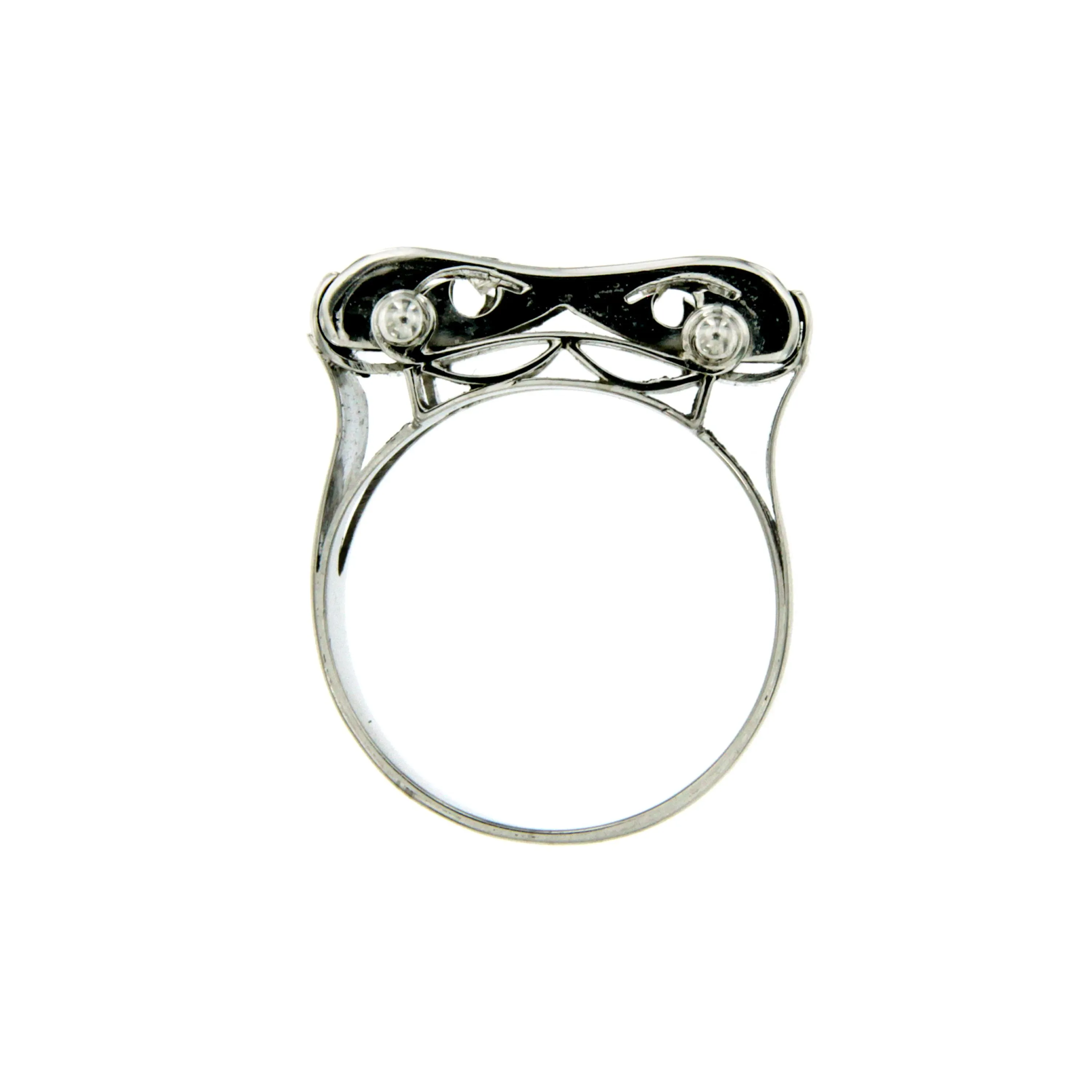 Retro Diamond Gold Ring