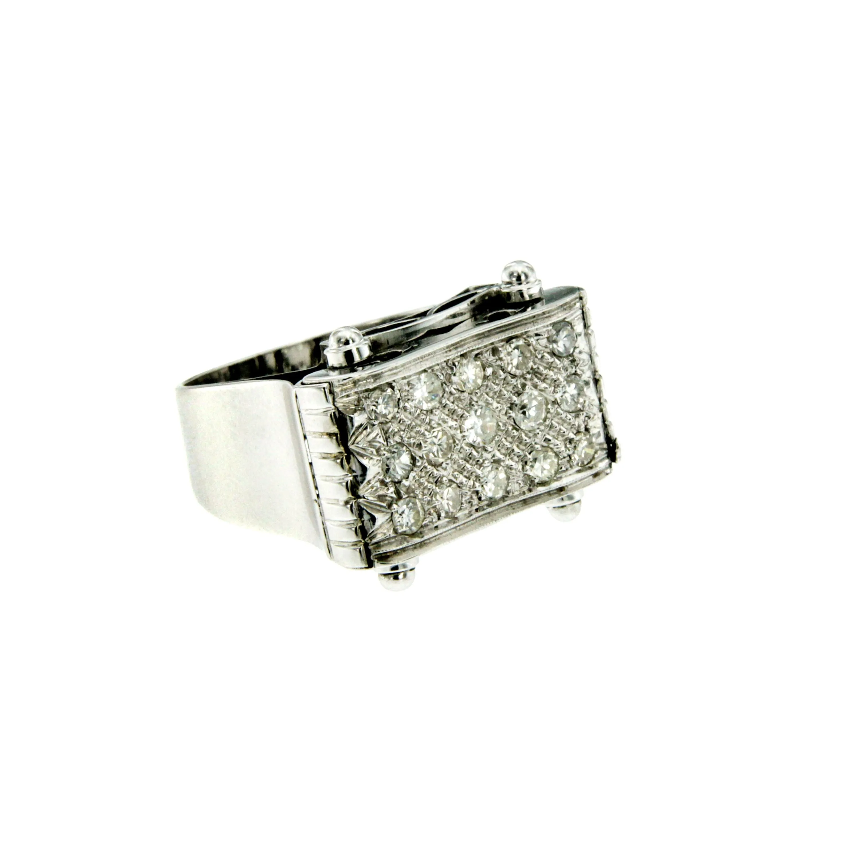 Retro Diamond Gold Ring