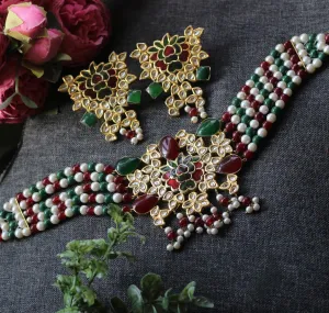 SCARLET CHOKER SET