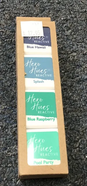 Sea pallet mini cube reactive ink set by hero arts