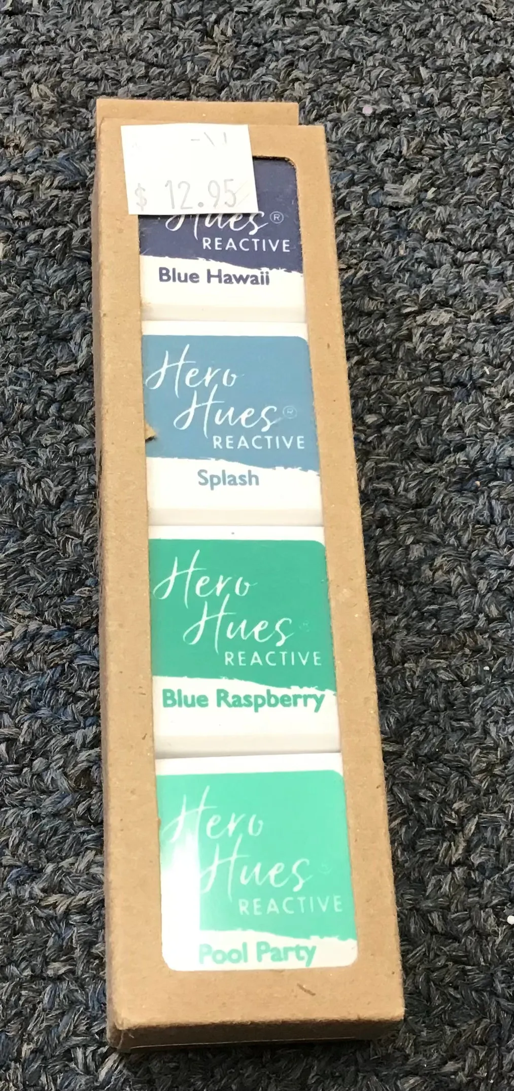 Sea pallet mini cube reactive ink set by hero arts