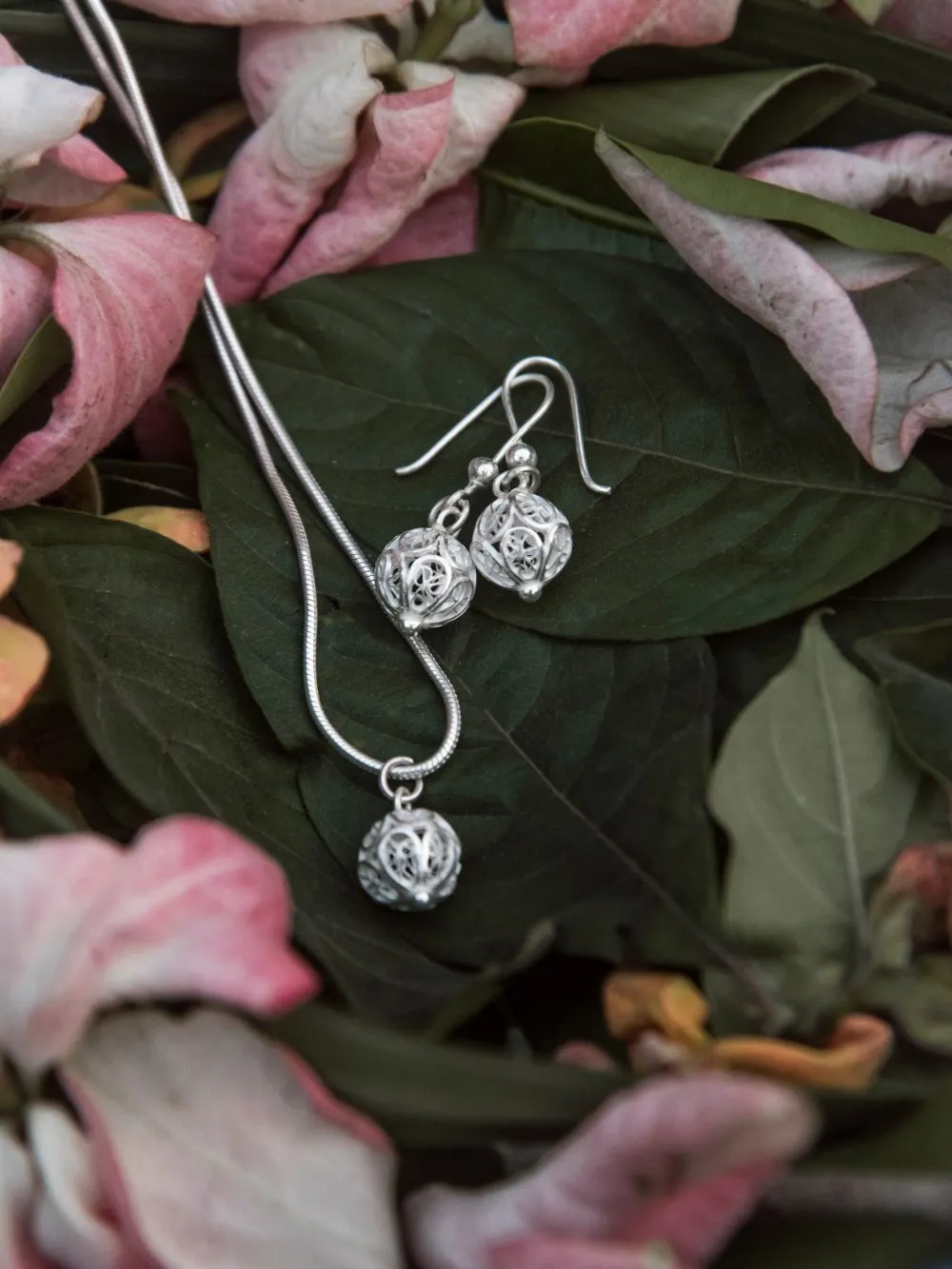 Silver Beads Pendant