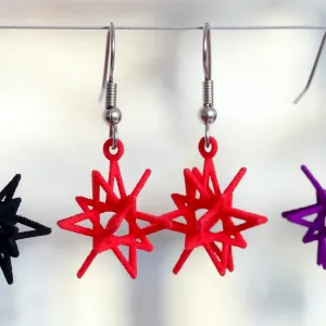 Starry Knight Earrings (Nylon)